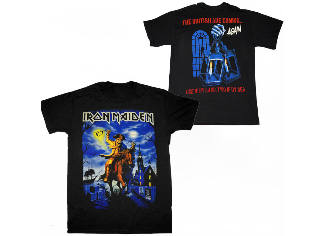 Iron Maiden The Final Frontier 2011 Japan Tour T-Shirt Band