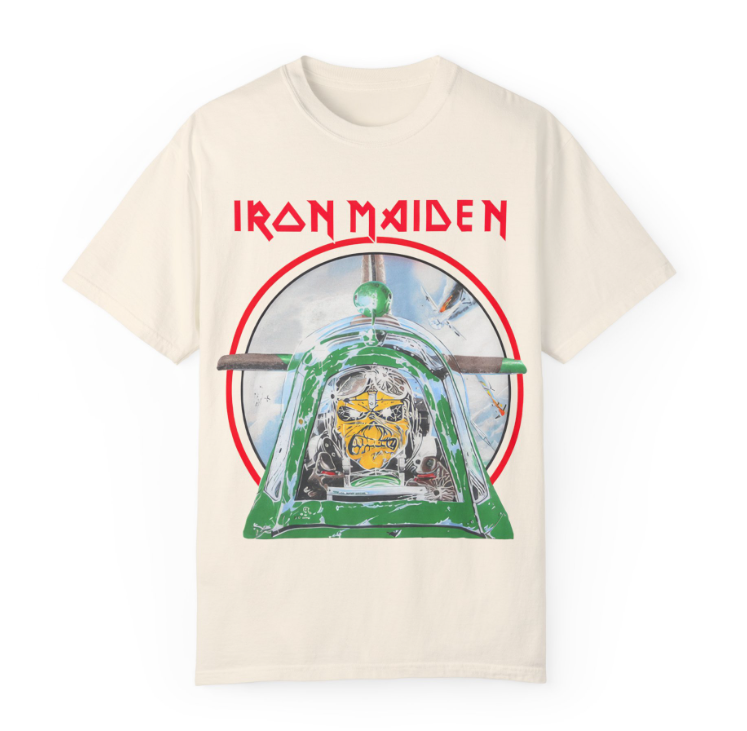 Vintage Iron Maiden Aces High 1984 Shirt – Double Sided Meta