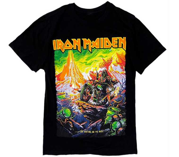 (2 sides)iron Maiden Men’s 2022 Legacy of the Beast Tour Shirt – Double-Sided Official Tee