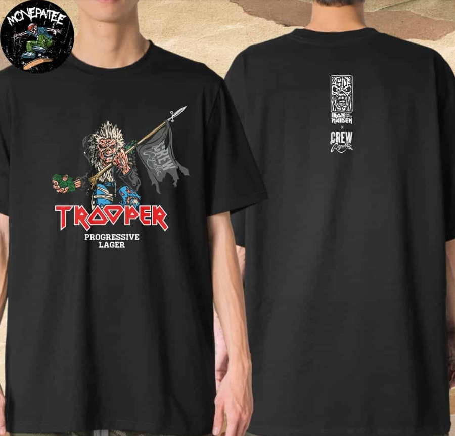 Iron Maiden Eddie Tee – Trooper Progressive Lager x Crew Republic Collab Shirt