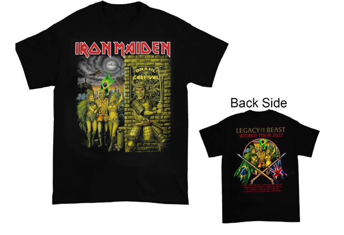 Iron Maiden Future Past 2024 Tour Tee – NYC & Newark 2nd Show Shirt