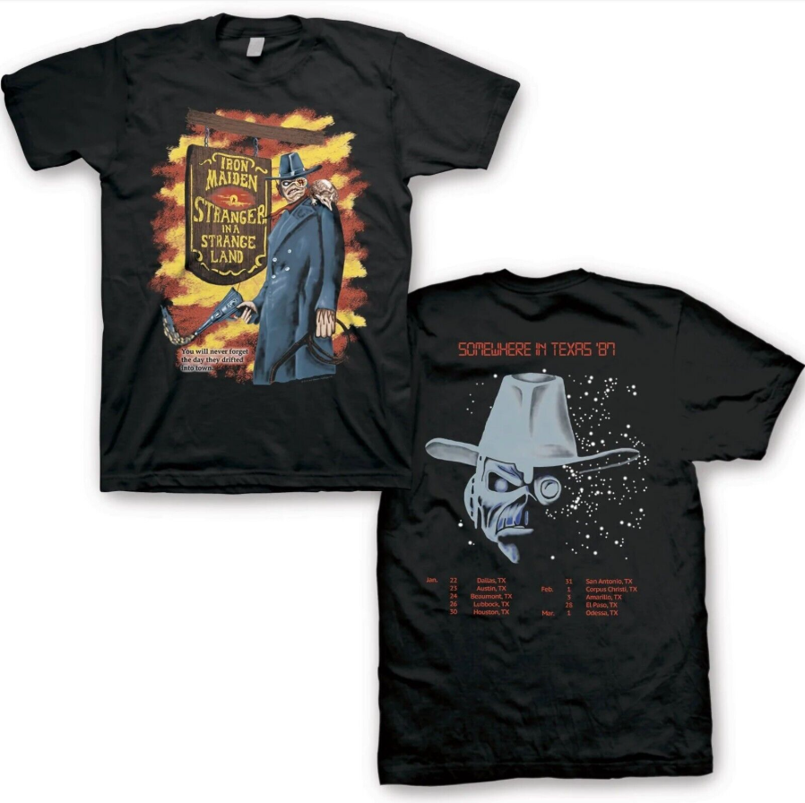 Iron Maiden Aces High Tour 1984 Shirt – Dec 21 Rosemont Horizon Concert Tee