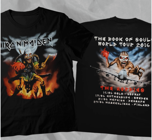Official Iron Maiden Band Shirt – The Nigeria Tour