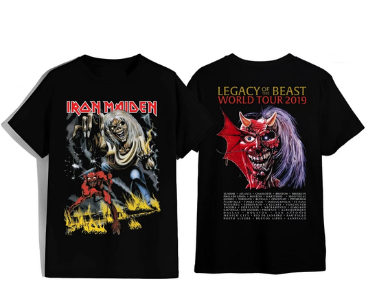 Iron Maiden T-Shirt – Legacy of the Beast 2019 Tour with Eddie vs. the Demo