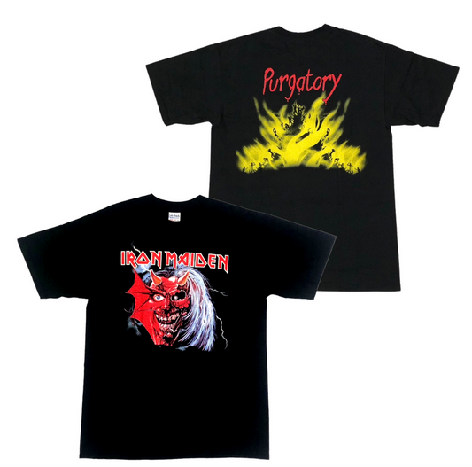IRON MAIDEN Purgatory T-Shirt Double Side