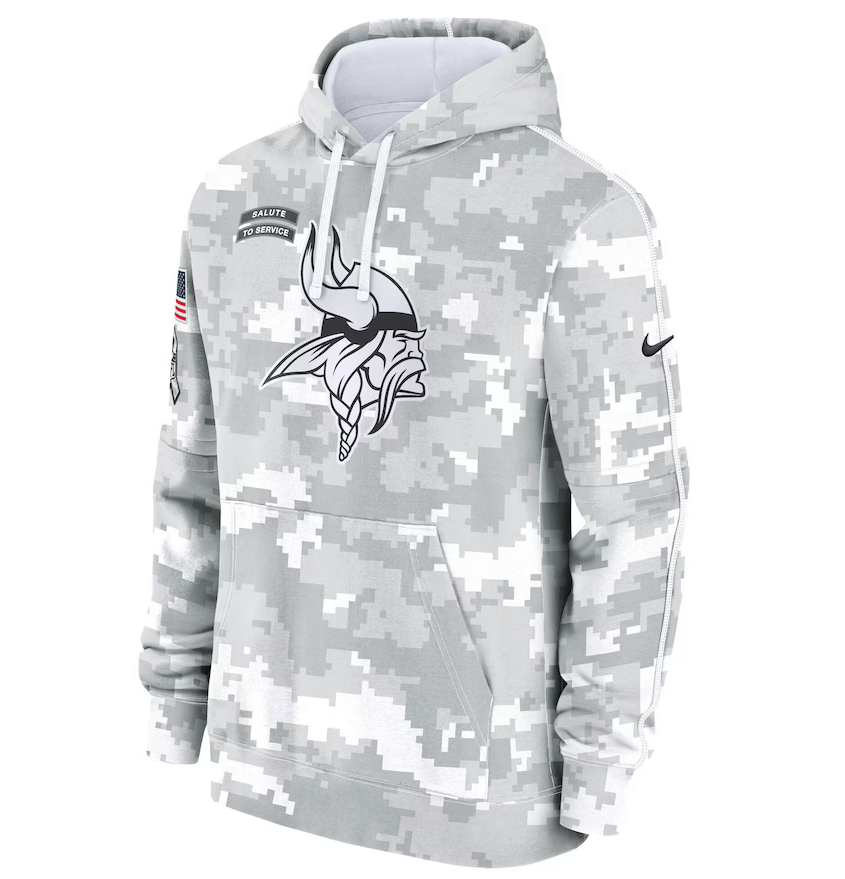 NFL Minnesota Vikings Military Style Digital Camo  Hoodies