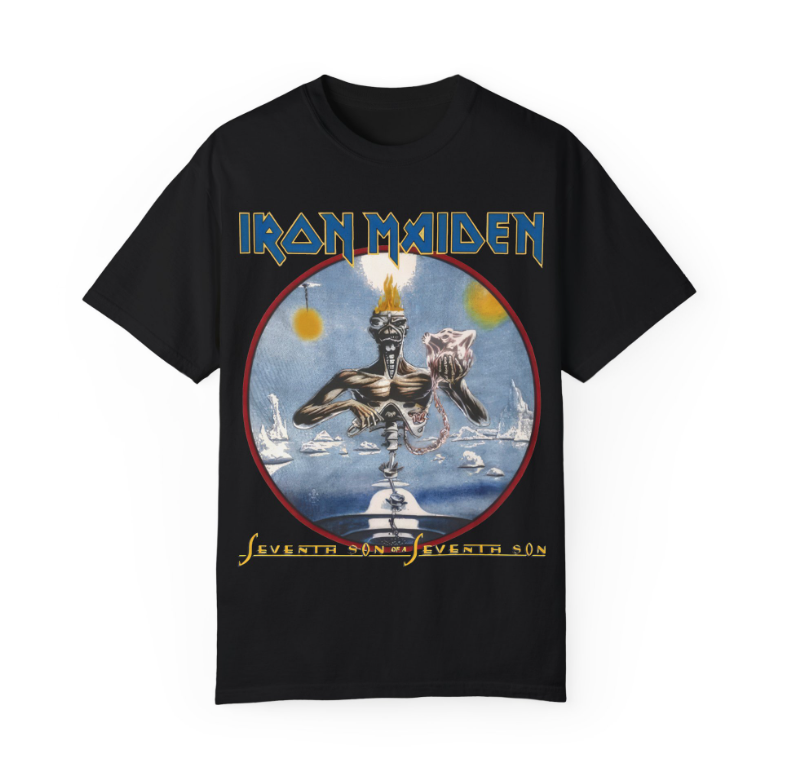 Iron Maiden Seventh Son T-Shirt Double Sided Metal