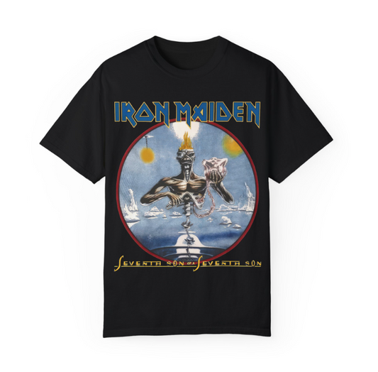 Iron Maiden Seventh Son T-Shirt Double Sided Metal