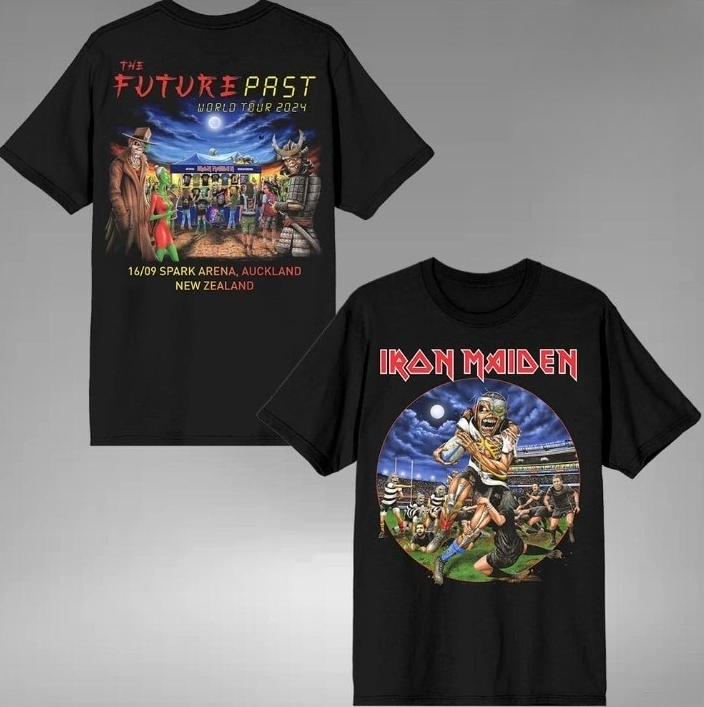 Iron Maiden Future Past World Tour 2024 T-Shirt – Official New Merch Tee