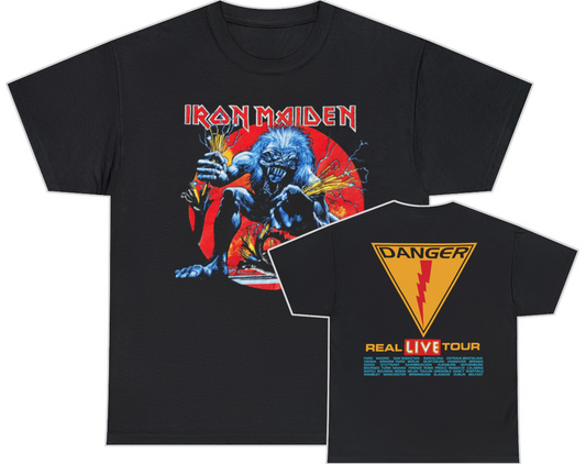 Iron Maiden 1988 Real Live Tour European T Shirt