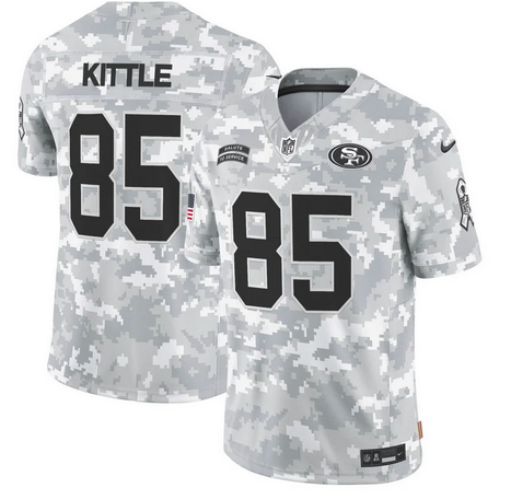49ers 2024 Salute to Service Vapor Limited Jersey - All stitched