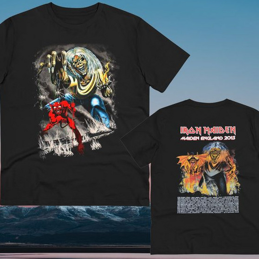 Iron Maiden 2013 Tour Shirt – Maiden England Vintage Rock Band Tee