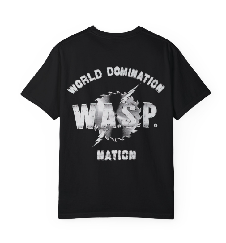 WASP Unholy Terror Shirt Double Sided Metal Tee Unisex Rock