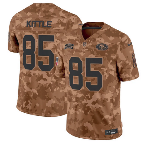 49ers 2024 Salute to Service Vapor Limited Jersey - All stitched
