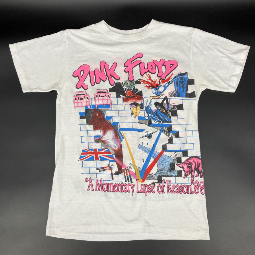 Rare Vintage 80s Pink Floyd Concert Tee – 1988 Momentary Lapse Tour