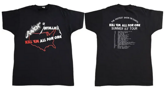 Metallica Raven Kill ’Em All For One T Shirt –