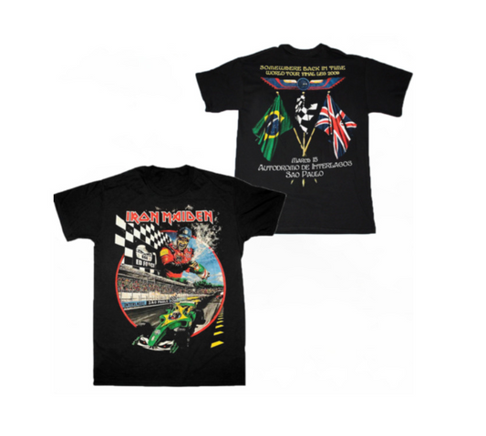 Iron Maiden 2009 Brazil Final Leg Tee – Somewhere Back in Time Tour