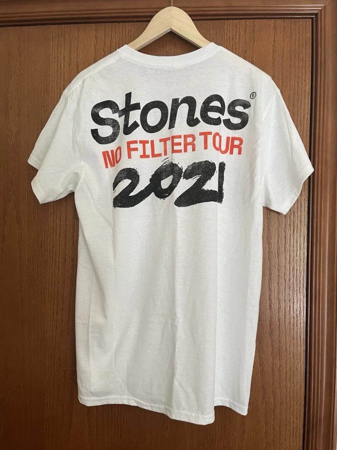 Rolling Stones No Filter Tour Tshirt Size Large Double Sided