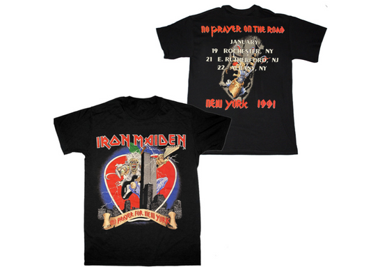Iron Maiden New York 1991 Tour Event T-Shirt