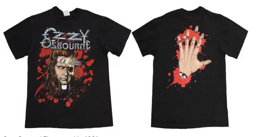 Ozzy Osbourne Severed Fingers T Shirt – 1991.