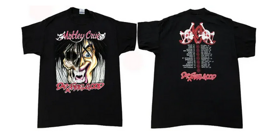Motley Crue Dr. Feelgood T Shirt – 1989 Double