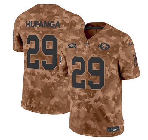 49ers 2024 Salute to Service Vapor Limited Jersey - All stitched