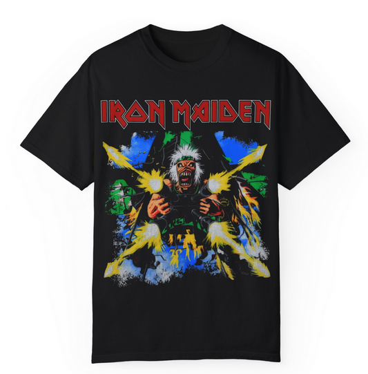 Iron Maiden No Prayer On The Road Tour T-Shirt – Two-Sided