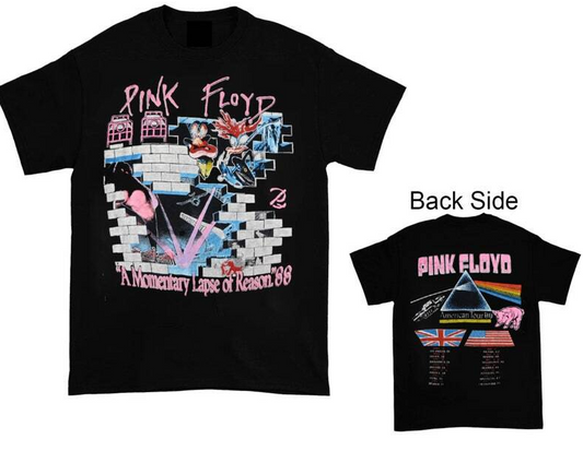 Pink Floyd 1988 Tour Tee - Vintage Momentary Lapse Concert T-Shirt Unisex