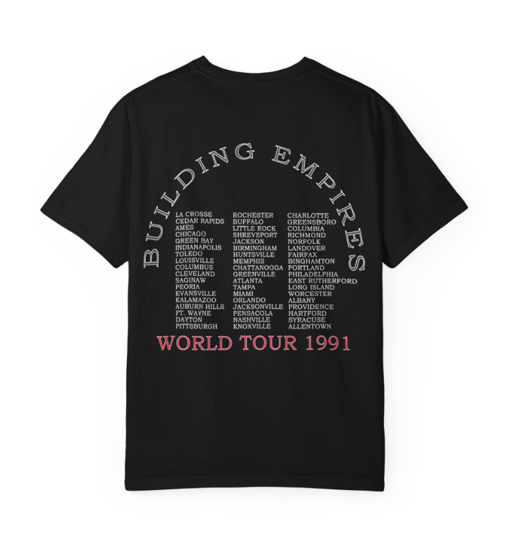Rare Queensryche Metal Tee – 1991 World Tour Shirt – Unisex Rock Fan Merch D