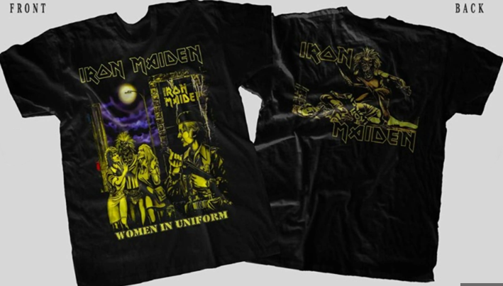 Iron Maiden Graphic Tee for Women – Gildan Concert Shirt
