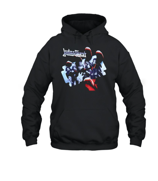 Judas Priest Hoodie (2 sided )– Heavy Metal Band Merch | Vintage Rock Sweatshirt