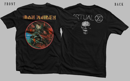 Iron Maiden Futureal T-Shirt – Two-Sided English Heavy Metal Band Tee
