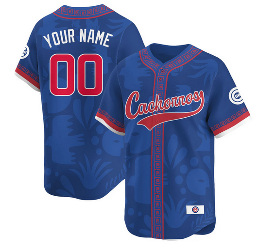 Custom 2025 Chicago Cubs Hispanic and Latino Heritage Month Jersey - All Stitched
