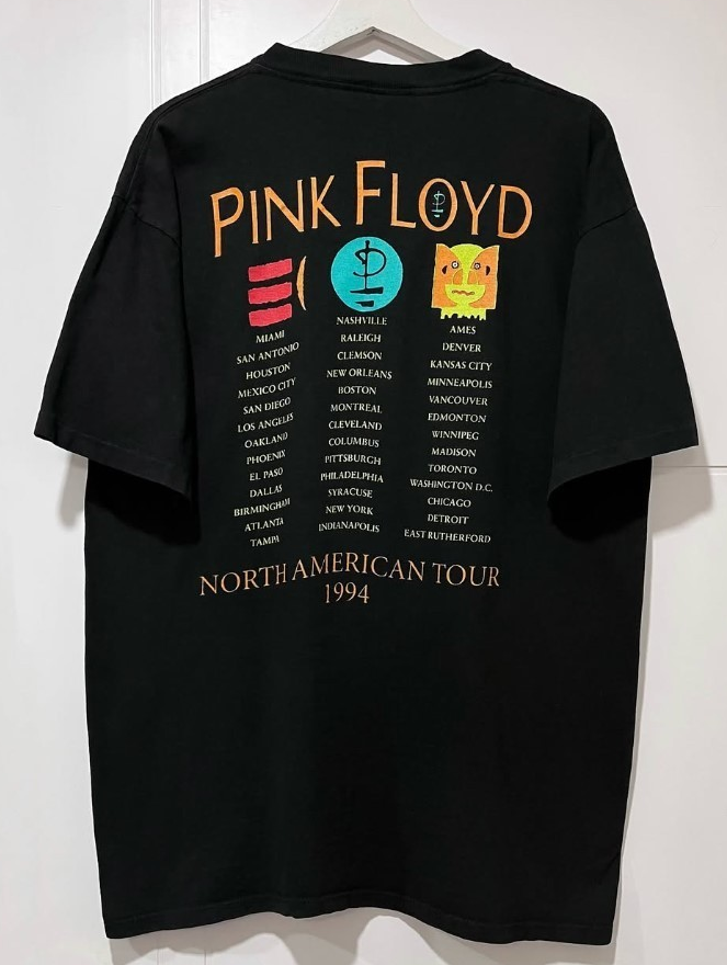 RARE! Pink Floyd Division Bell 1994 Concert Tee Double Sided Unisex Shirt | S-5XL