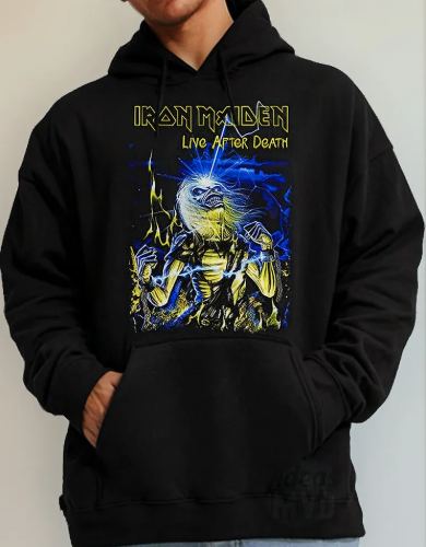 Canguro Iron Maiden Live After Death (negro) Ideas hoodie
