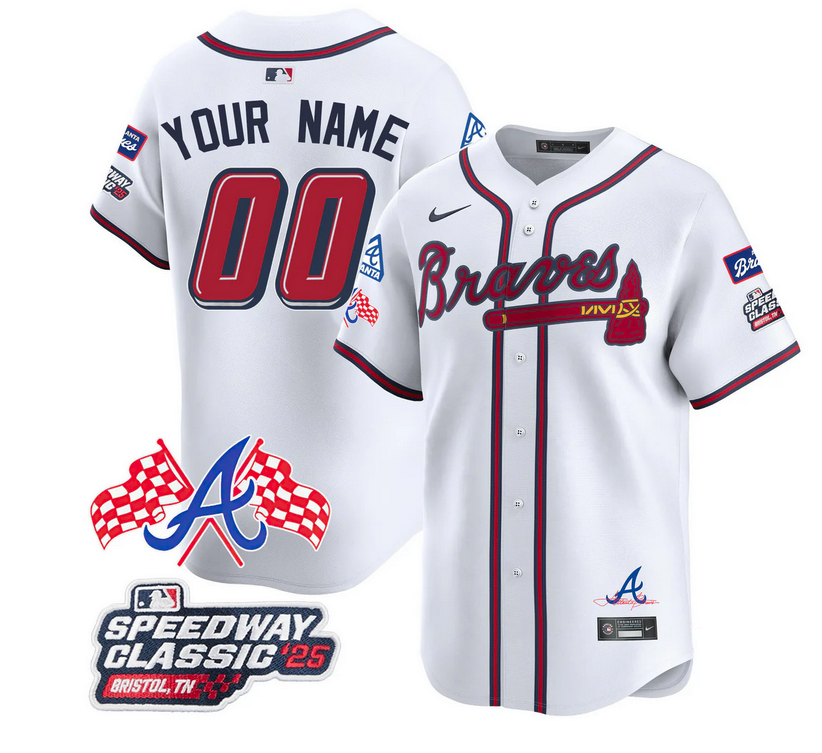 Atlanta Braves 2025 Speedway Classic Limited Custom Jersey V1 - All Stitched