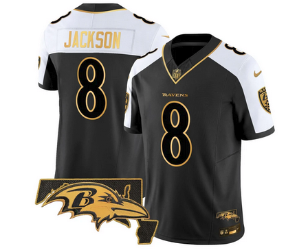 #8 Elite Black Football Jersey – Limited Edition