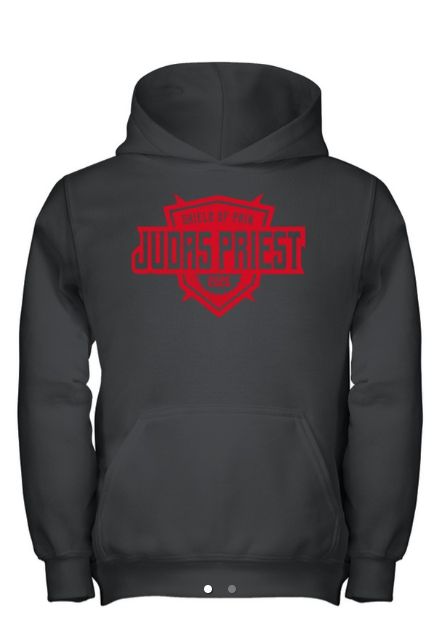 (2 sided) Judas Priest Hoodie Shadows Rise World Tour 2025 - Youth Pullover Hoodie