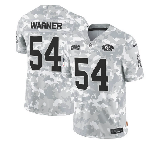 49ers 2024 Salute to Service Vapor Limited Jersey - All stitched