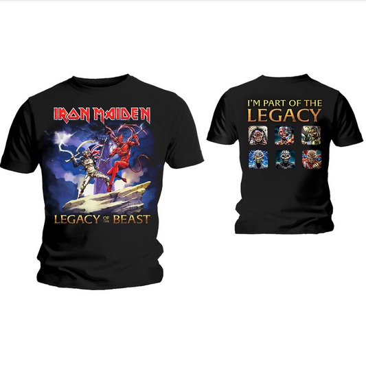 Iron Maiden Legacy of the Beast Fight T-Shirt – Unisex Tee with Back Print