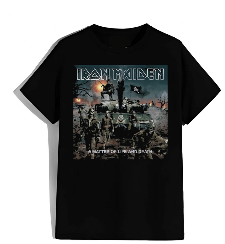 Iron Maiden The Book of Souls Tour Shirt – Eddie Tribal Head Design Rock Tee