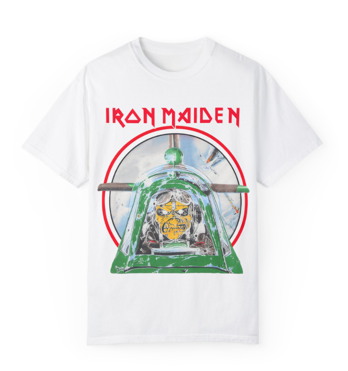 Vintage Iron Maiden Aces High 1984 Shirt – Double Sided Metal T