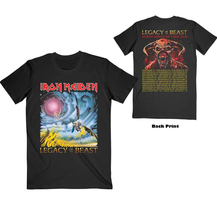 Iron Maiden Flight of Icarus Black T-Shirt – New Band Tee