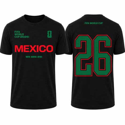 Mexico's 2026 World Cup jersey – The "We Are 26" T-shirt for the Mexican national team