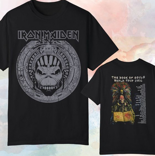 Iron Maiden Book of Souls Vintage Tee – Heavy Metal Band T-Shirt