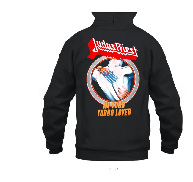 (2 sided) Judas Priest I'm Your Turbo Lover Hoodie