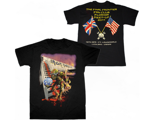 Iron Maiden The Final Frontier 2011 Tour Event T-Shirt