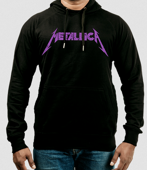 (2 sided)metallica hoodie Rock Music Damaged Justice