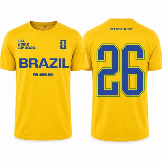 Brazil's 2026 World Cup jersey – The "We Are 26" T-shirt of the Brazilian national team