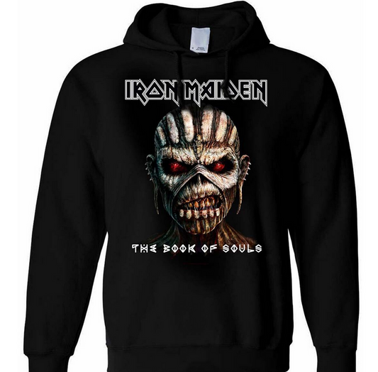Iron Maiden Hoodie   the Book of Souls Official Unisex Hoodie Hooded Top